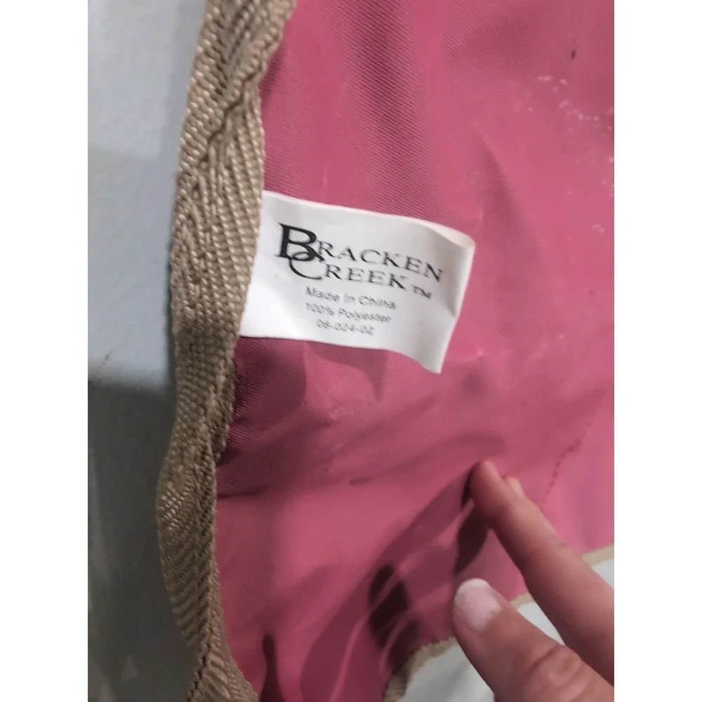 Bracken Creek Maroon Garden Apron With 3 Mesh Pockets 1 Chest Pocket